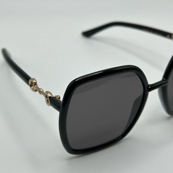 GUCCI Sunglasses GG0890S 001 Black/Grey Women NEW main image 6